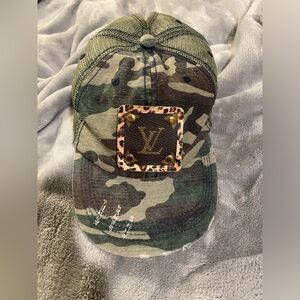 Distressed LV Camo Hat